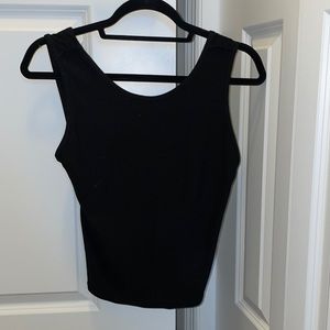 Open Back Tank Top